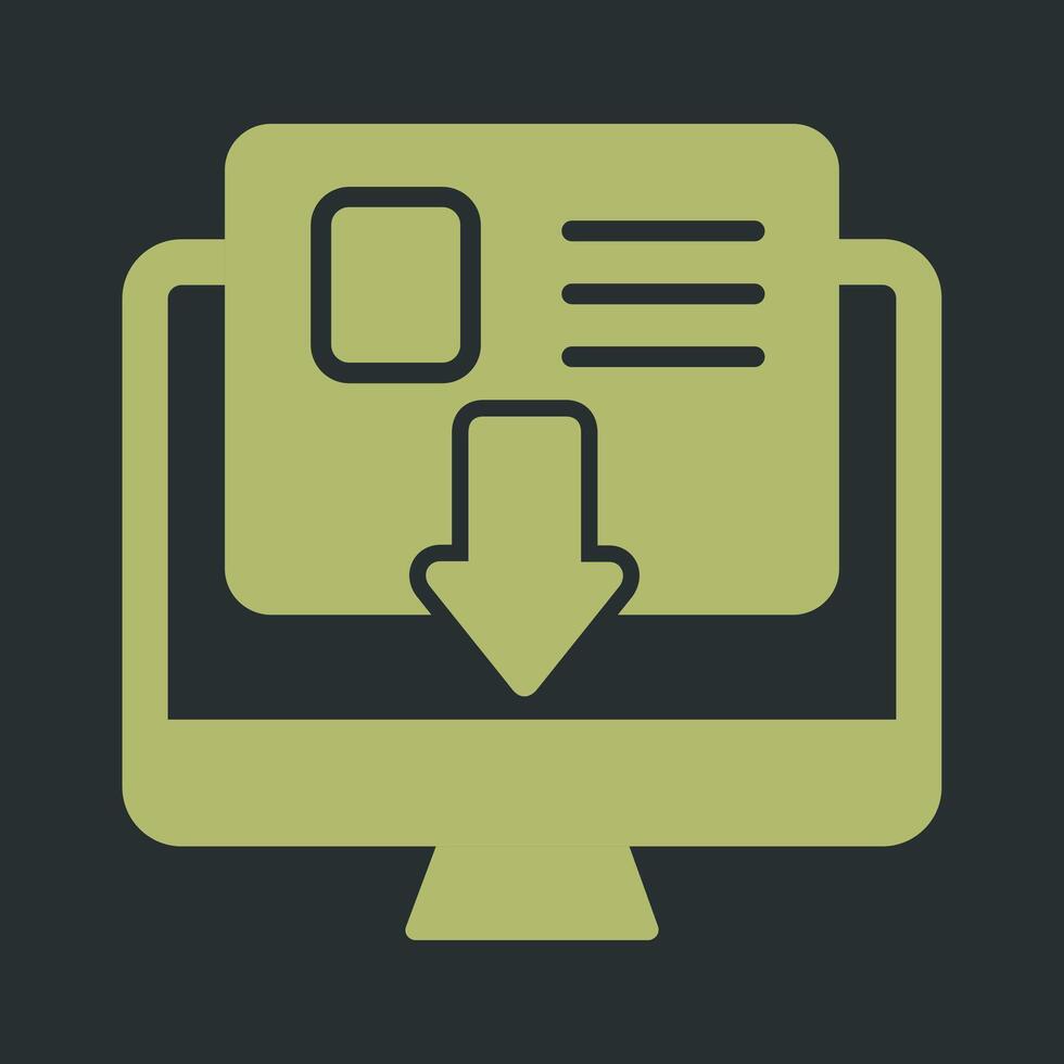 Landing Page Icon Design vector
