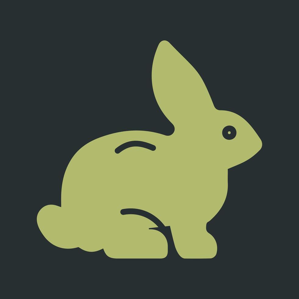 Rabbit Icon Design vector