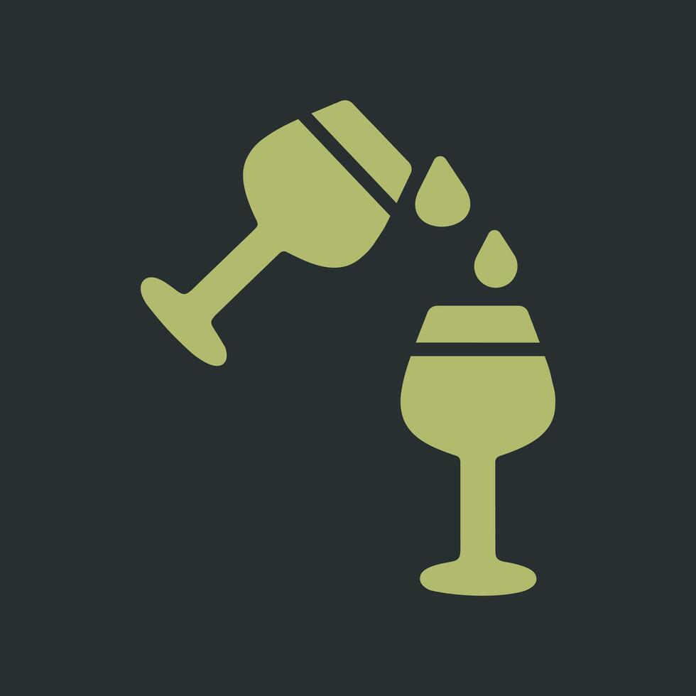 Wine Sip Icon Design vector