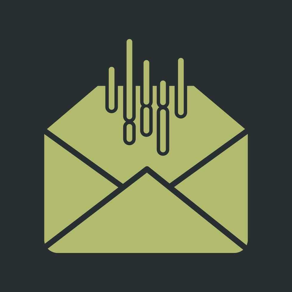 Mail Sorting Icon Design vector