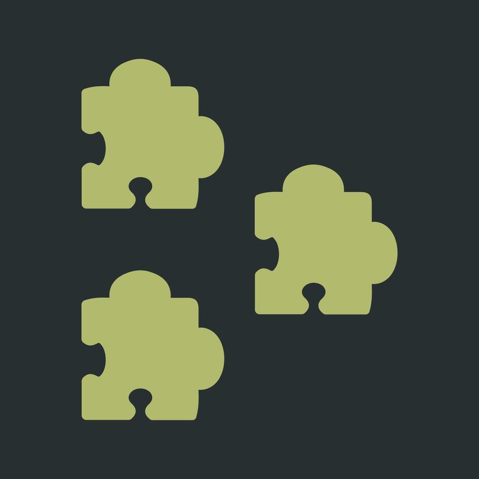 Puzzle Icon Design vector