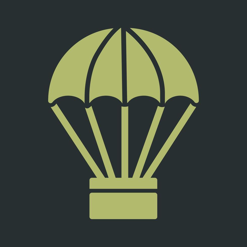 Hot Air Balloon Icon Design vector