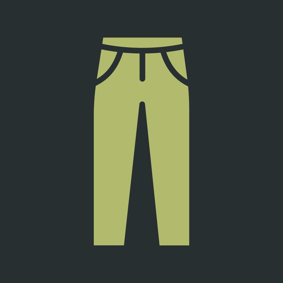 Pants Icon Design vector