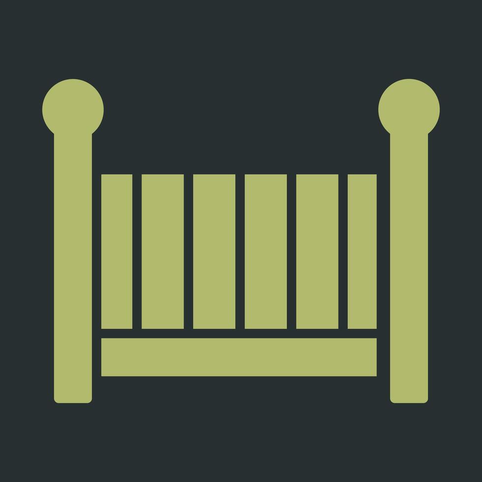 Nursery Cots Icon Design vector