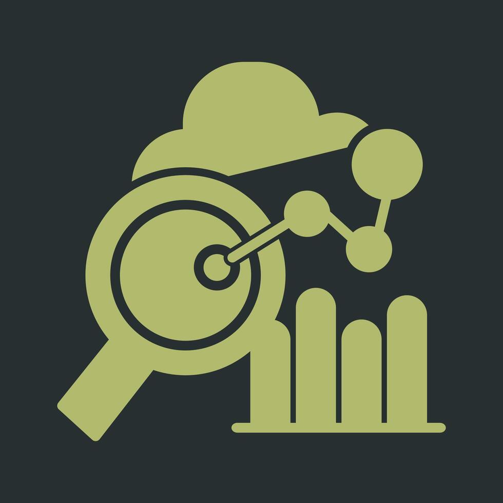 Workforce Analytics Icon Design vector