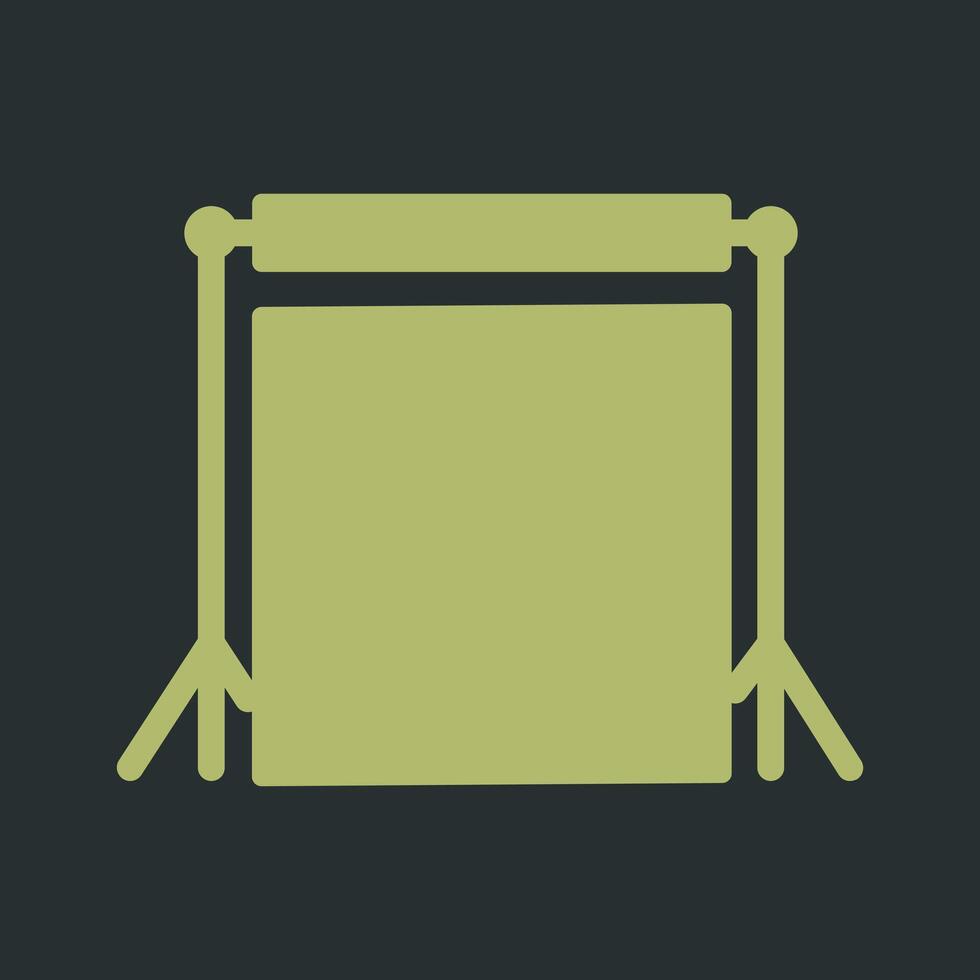 Photography Backdrops Icon Design vector