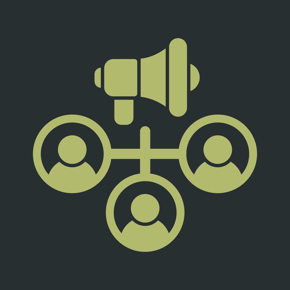 Affiliate Marketing Icon Design vector