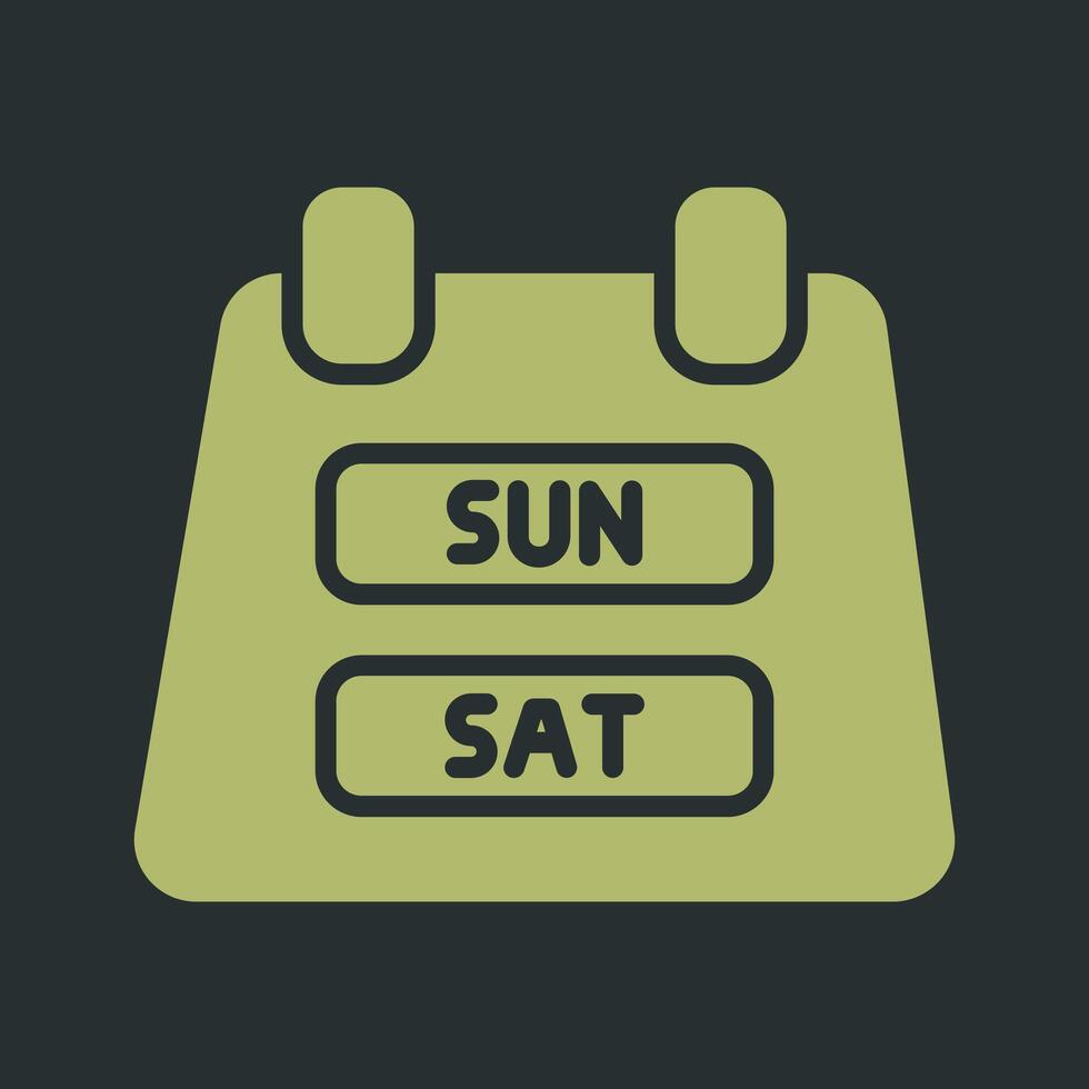 Weekend Getaway Icon Design vector