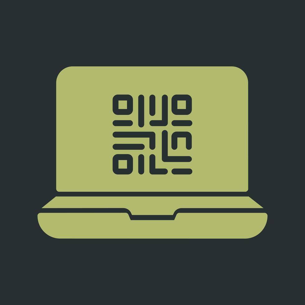 QR Code Scanner App Icon Design vector