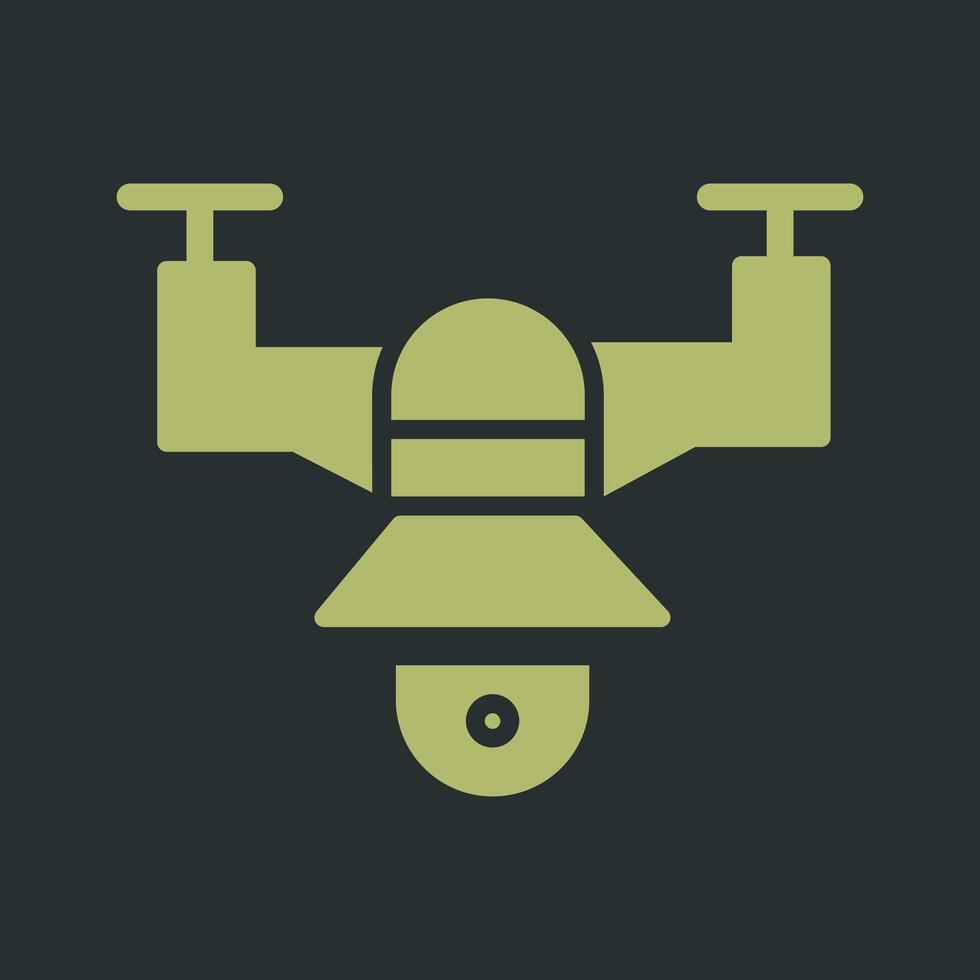 Drone Photography Icon Design vector