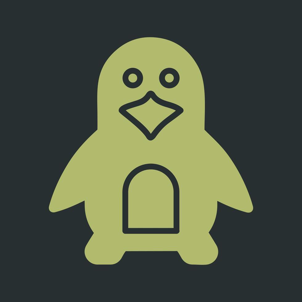 Penguin Icon Design vector