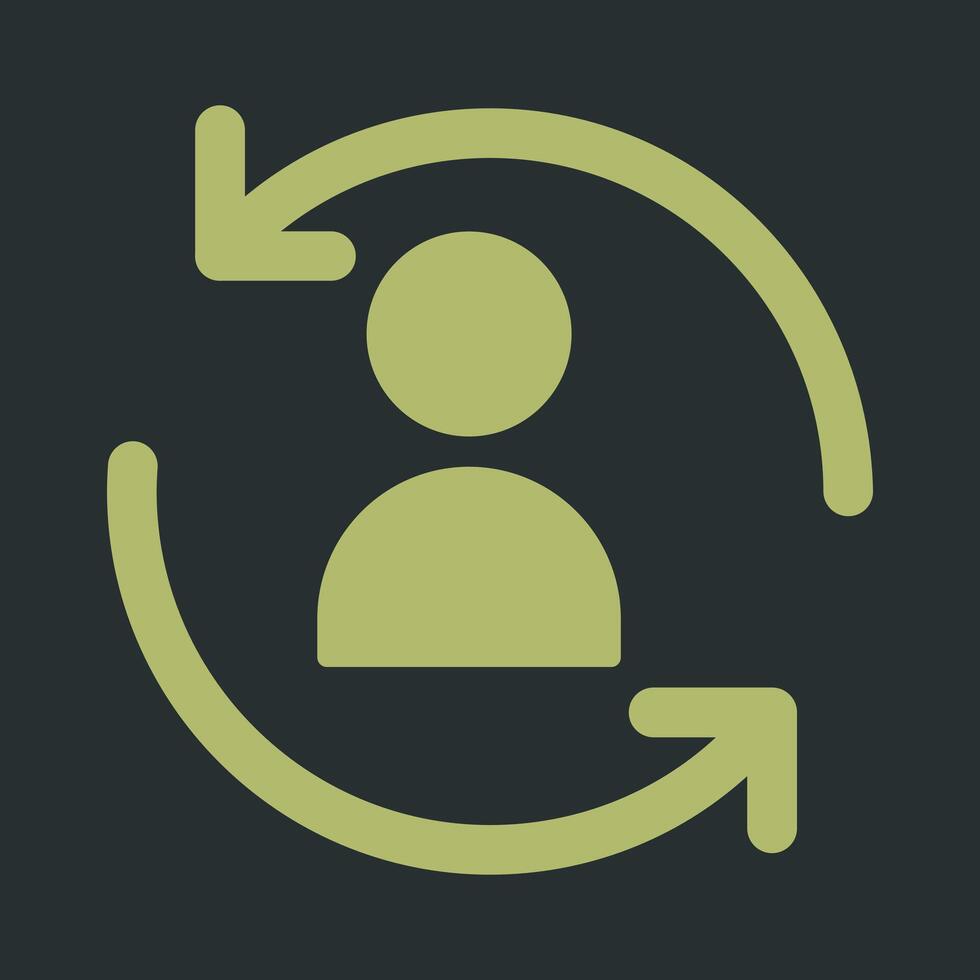 Retargeting Icon Design vector