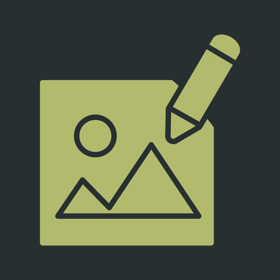Photography Editing Icon Design vector