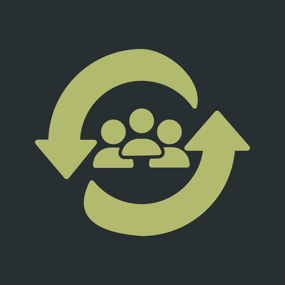 Career Change Icon Design vector