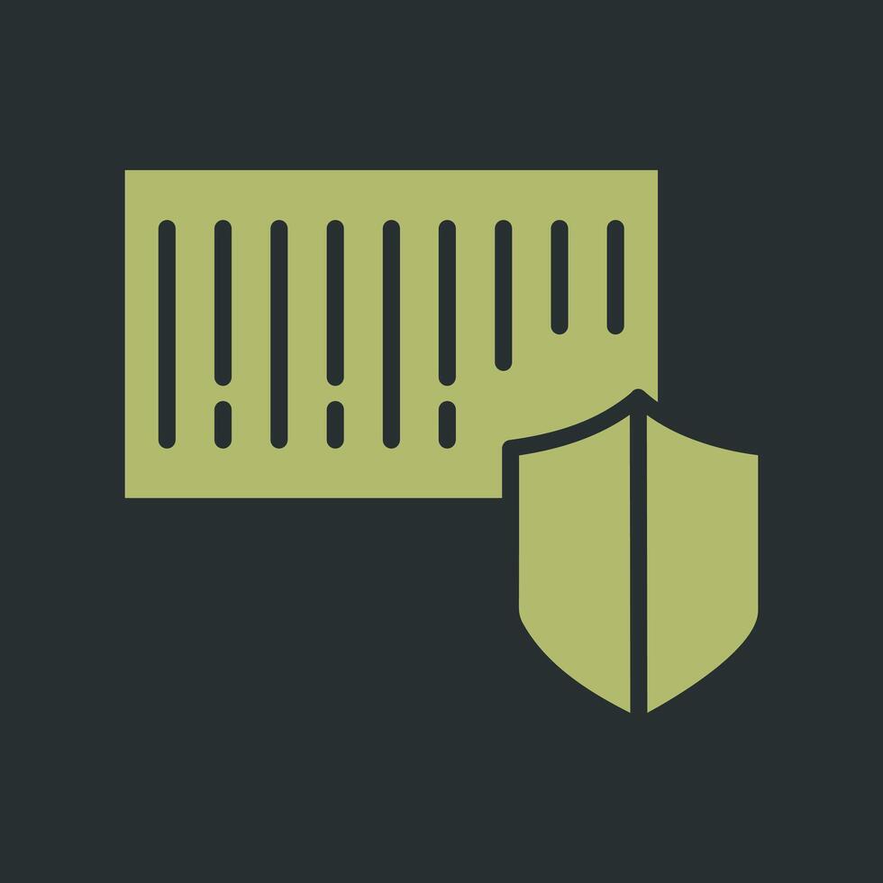 Barcode Security Icon Design vector