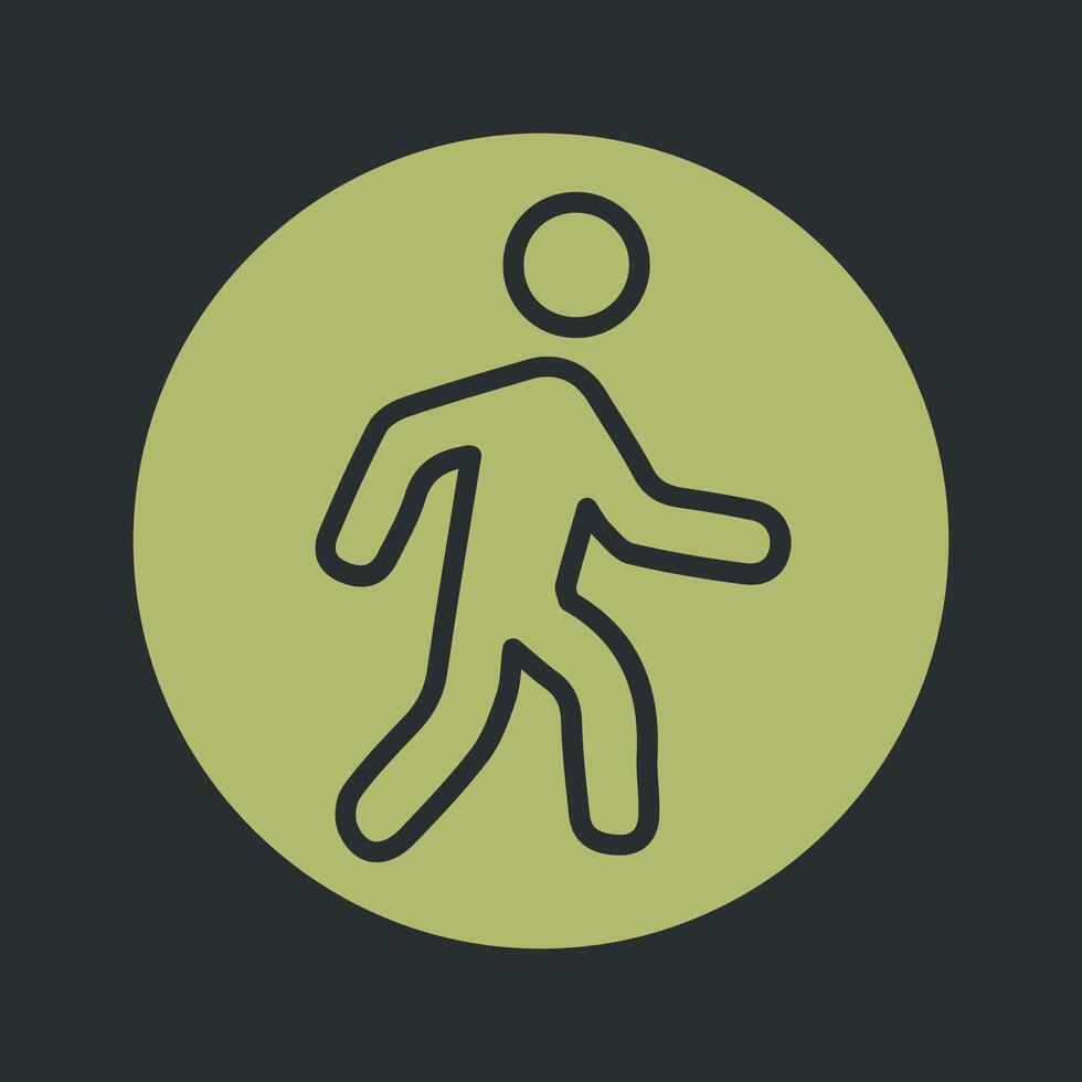 Person Walking Icon Design vector
