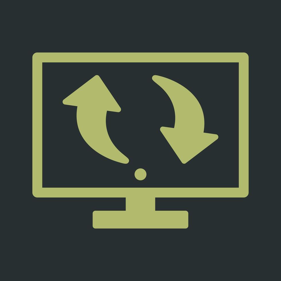 Migrate Icon Design vector