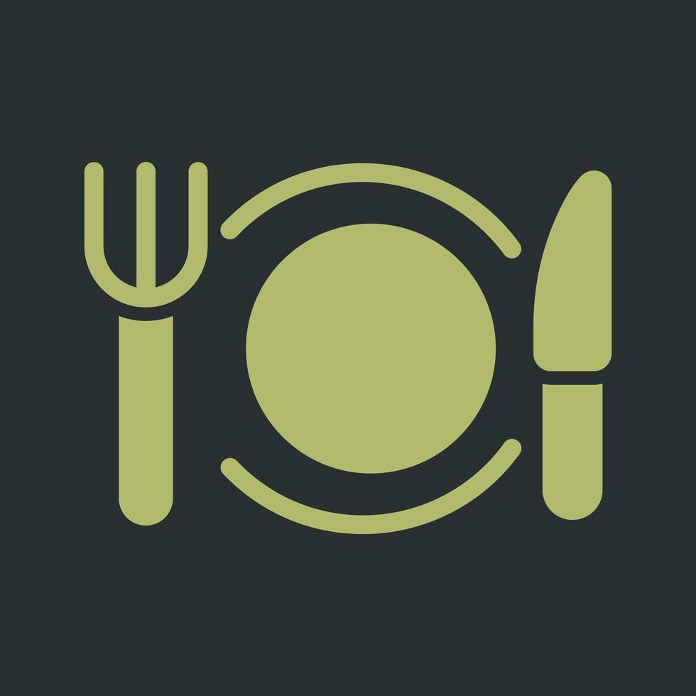 Special Meal Icon Design vector