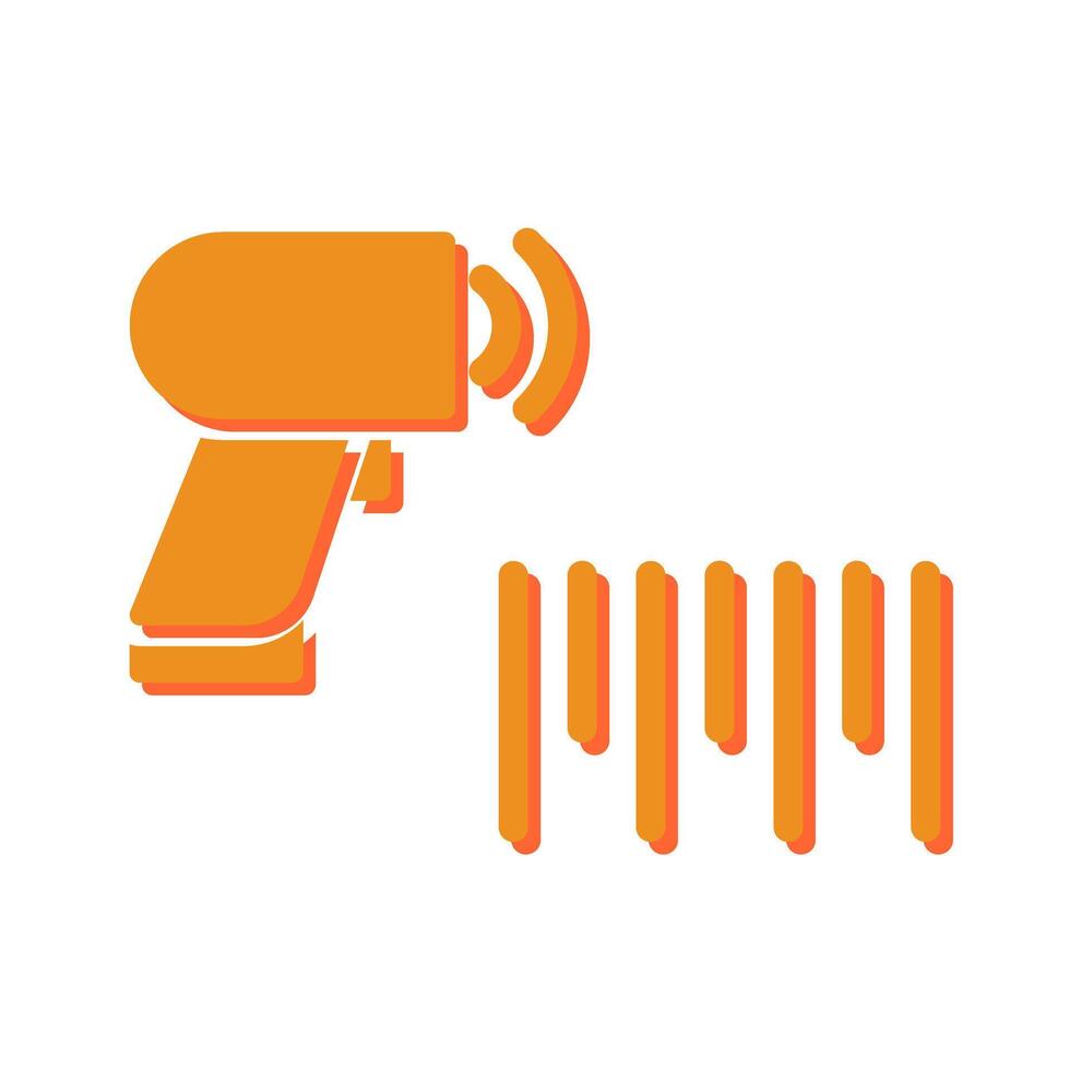 Barcode Scanner Icon Design vector