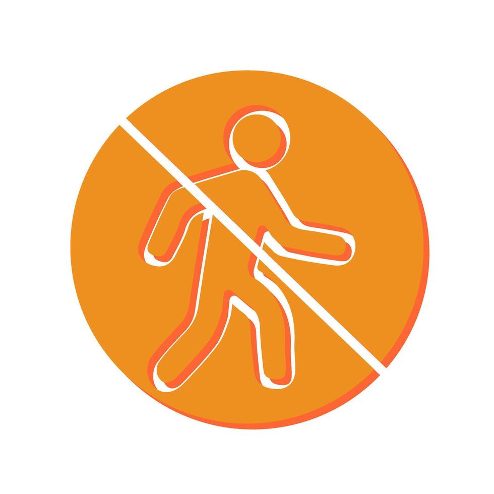 No Entry Sign Icon Design vector