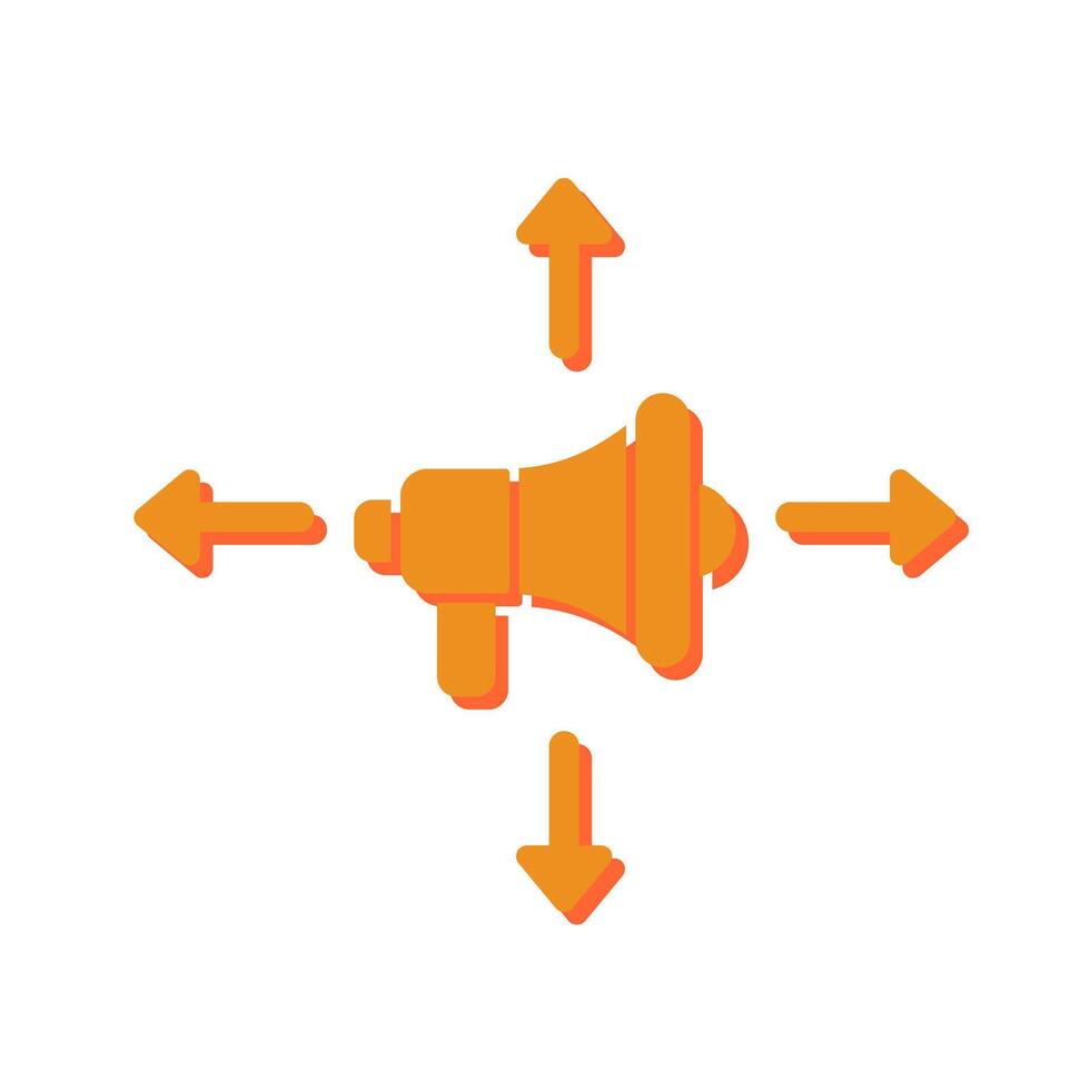 Ad Campaign Icon Design vector