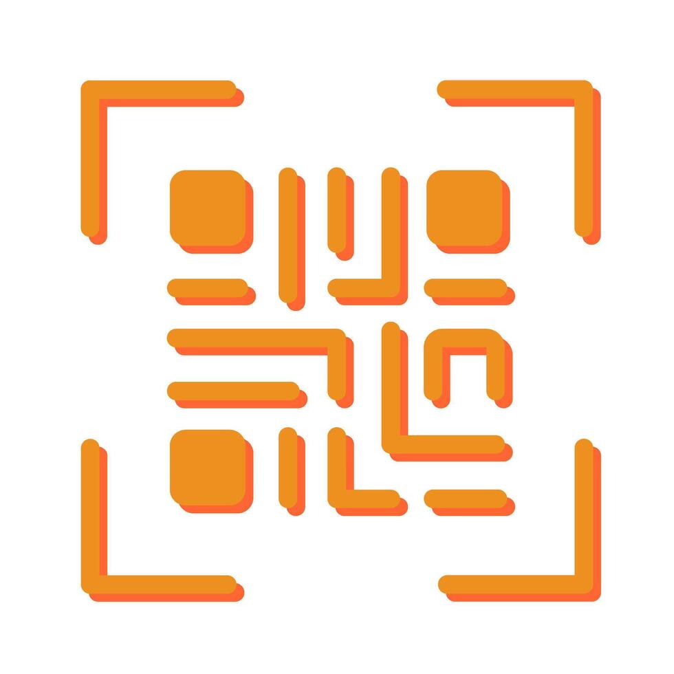 QR Code Generator Icon Design vector