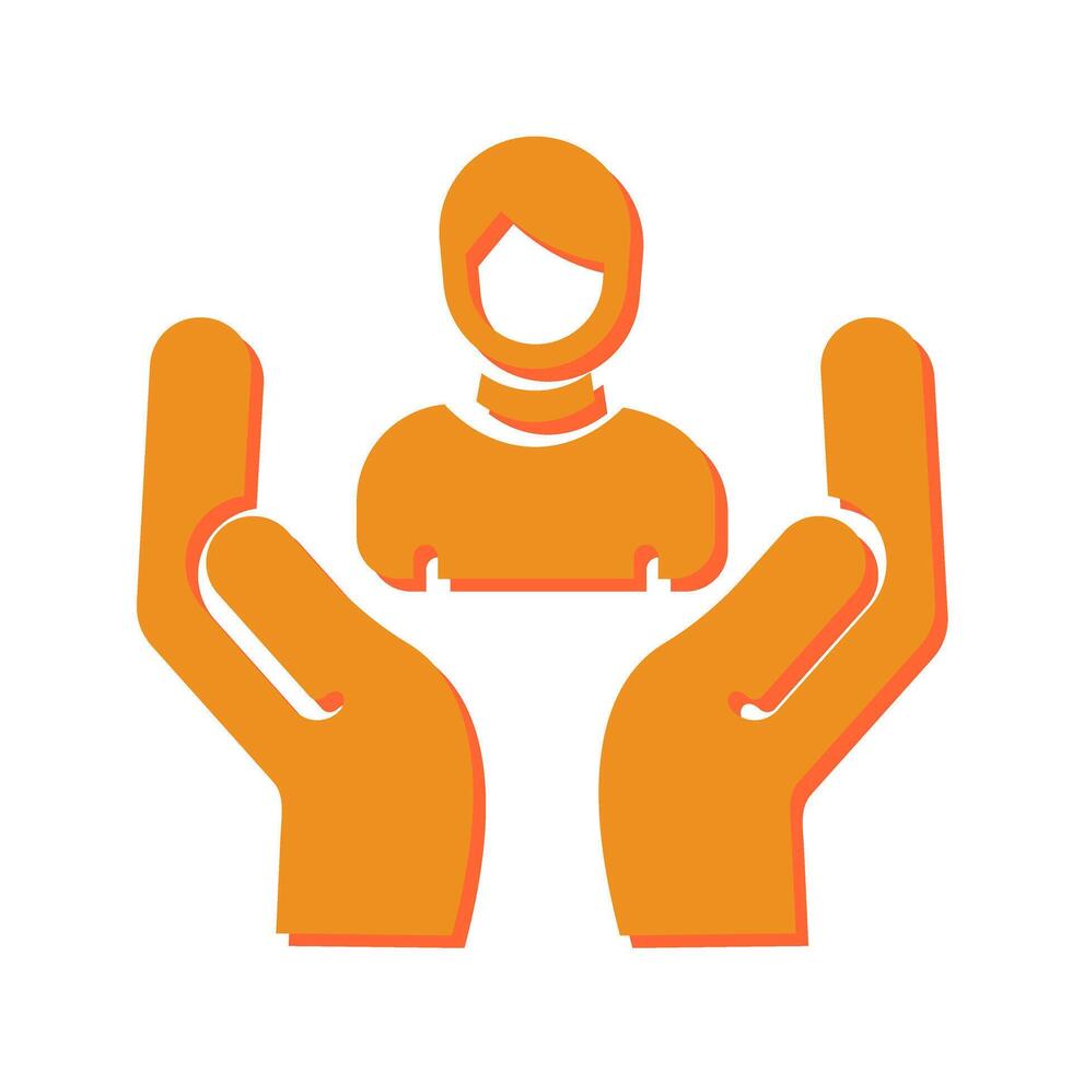 Employee Insurance Icon Design vector