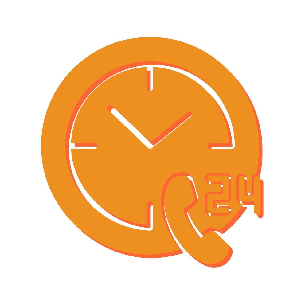Phone Assistance Icon Design vector