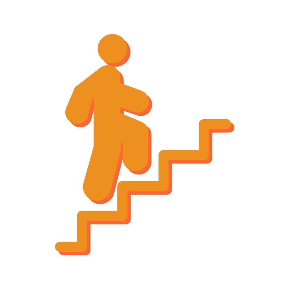 Career Ladder Icon Design vector
