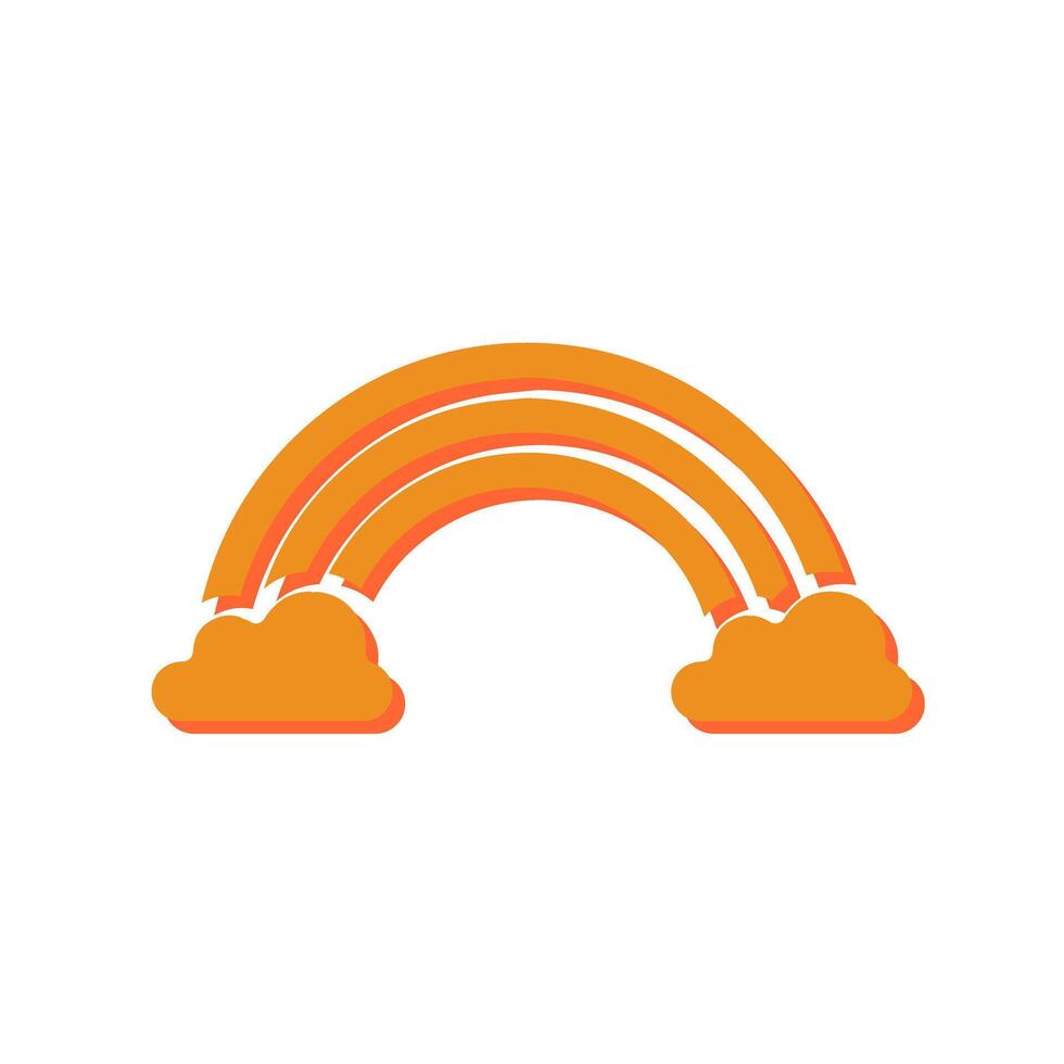 Rainbow Icon Design vector