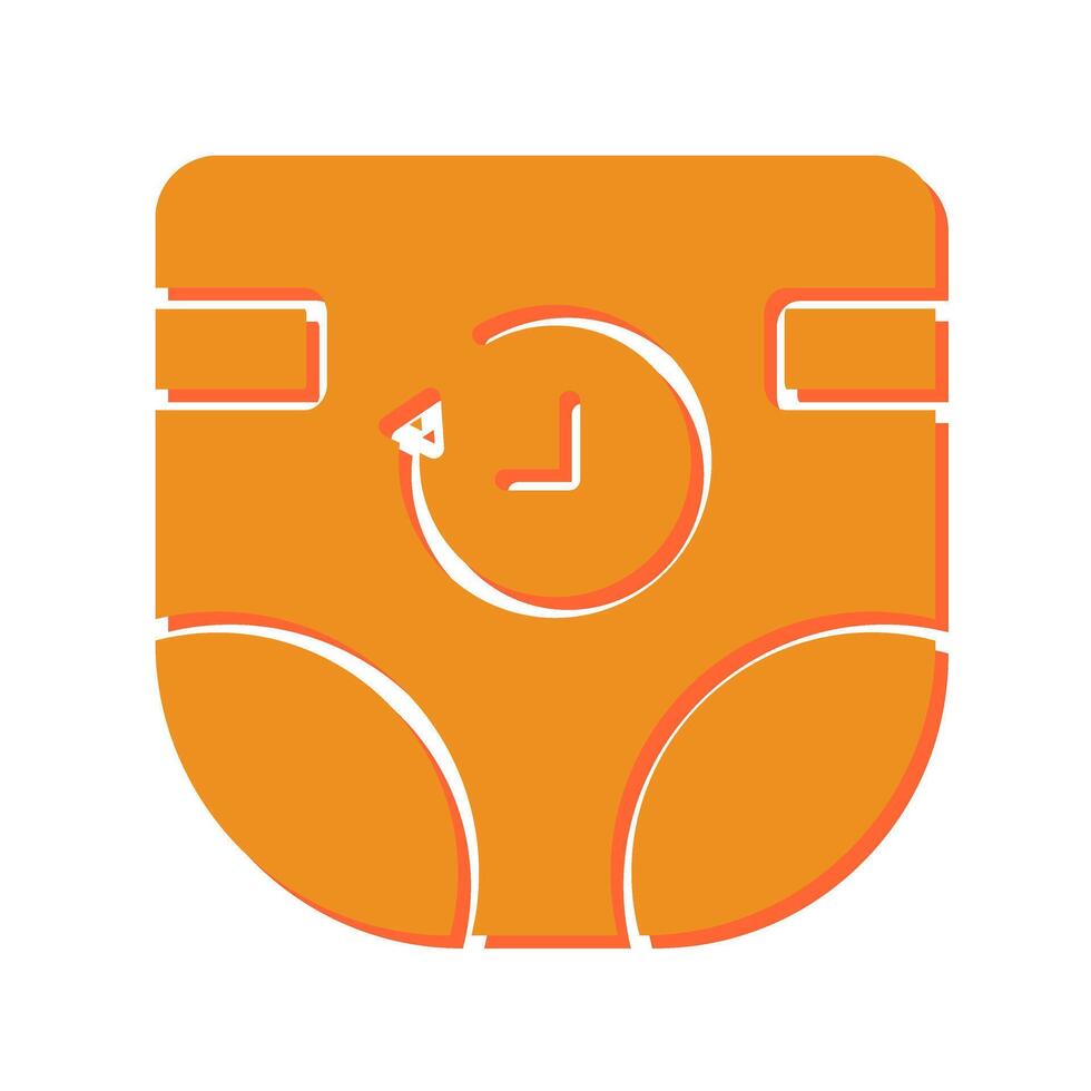 Diaper Duty Icon Design vector