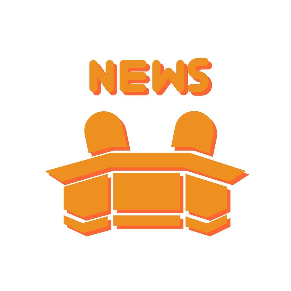 Newsroom Icon Design vector