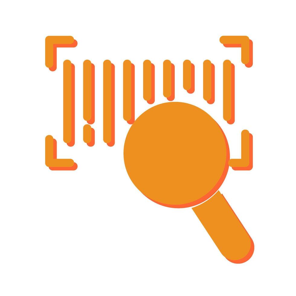 Barcode Database Icon Design vector