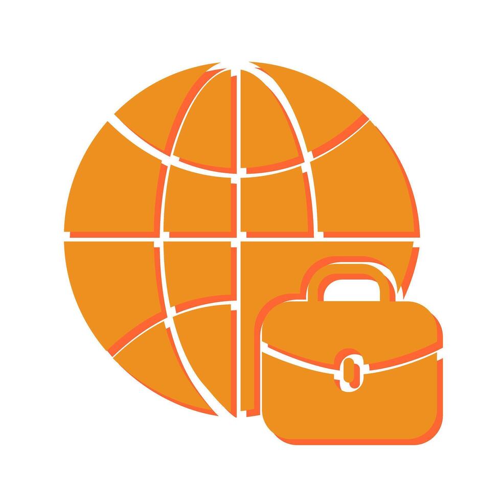 International Job Icon Design vector