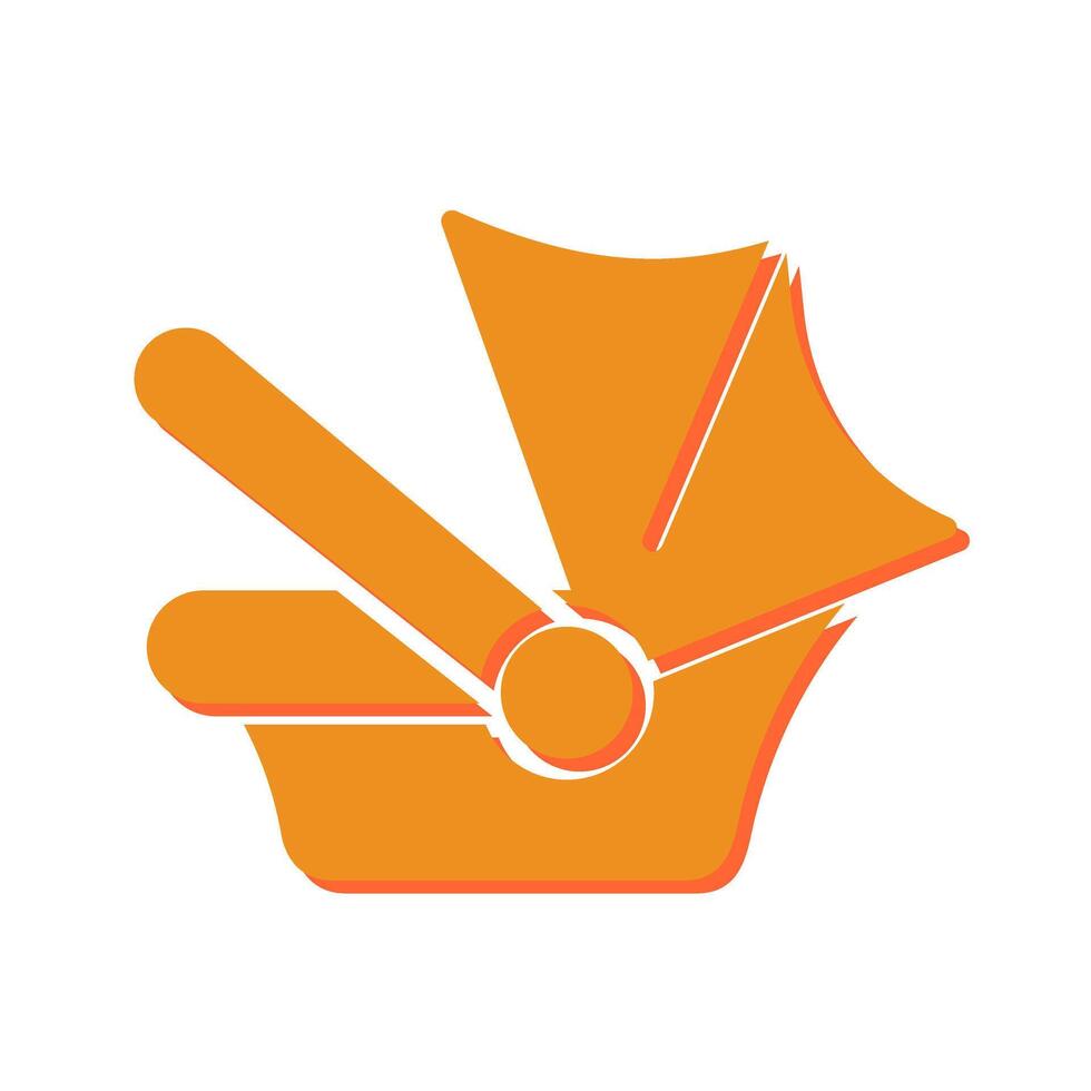 Car Seat Safety Icon Design vector