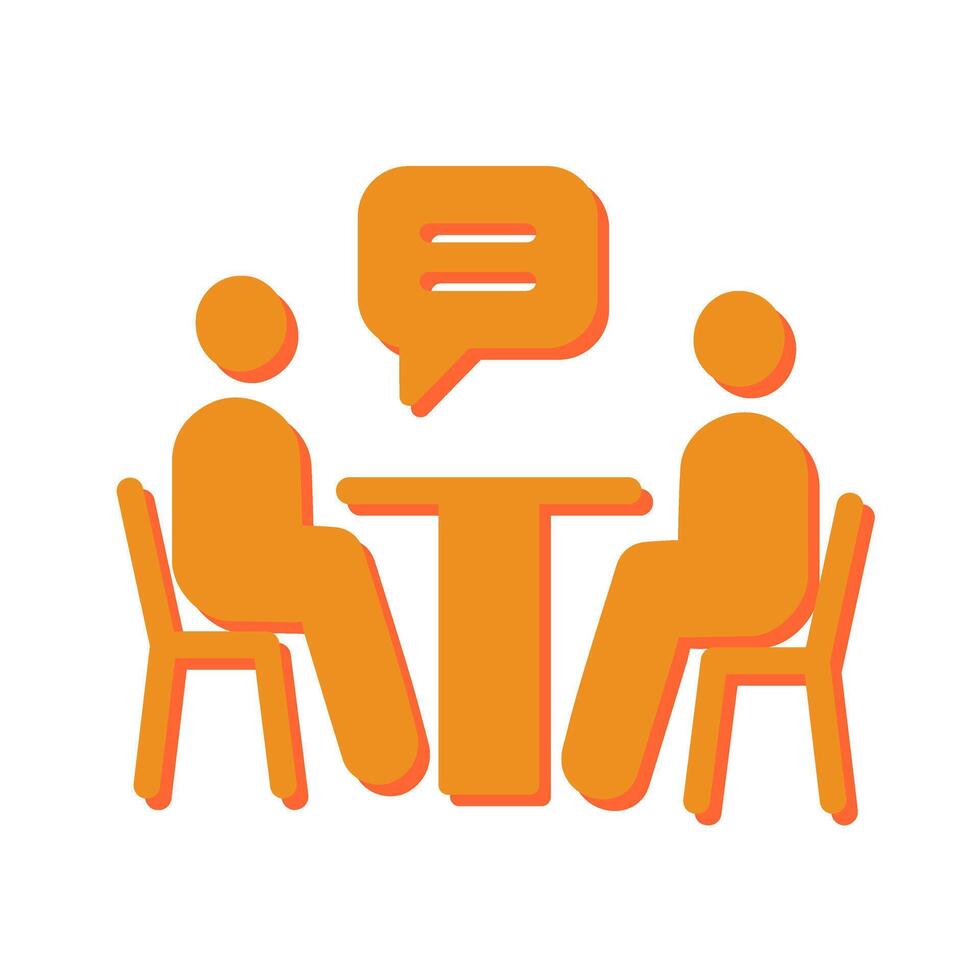 News Interview Icon Design vector