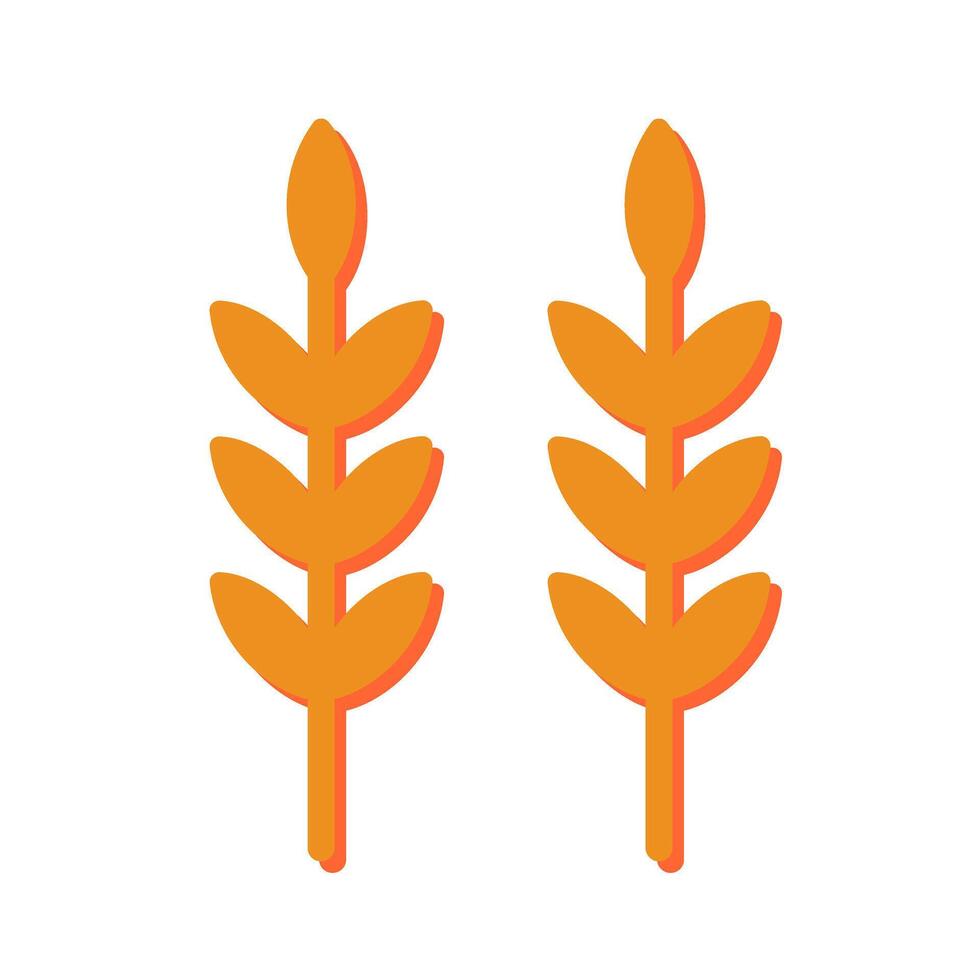 Sheaf of Rice Icon Design vector