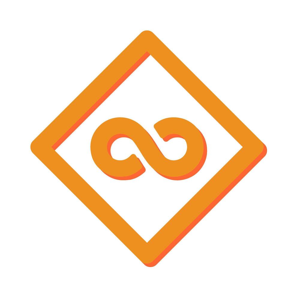 Infinity Sign Icon Design vector