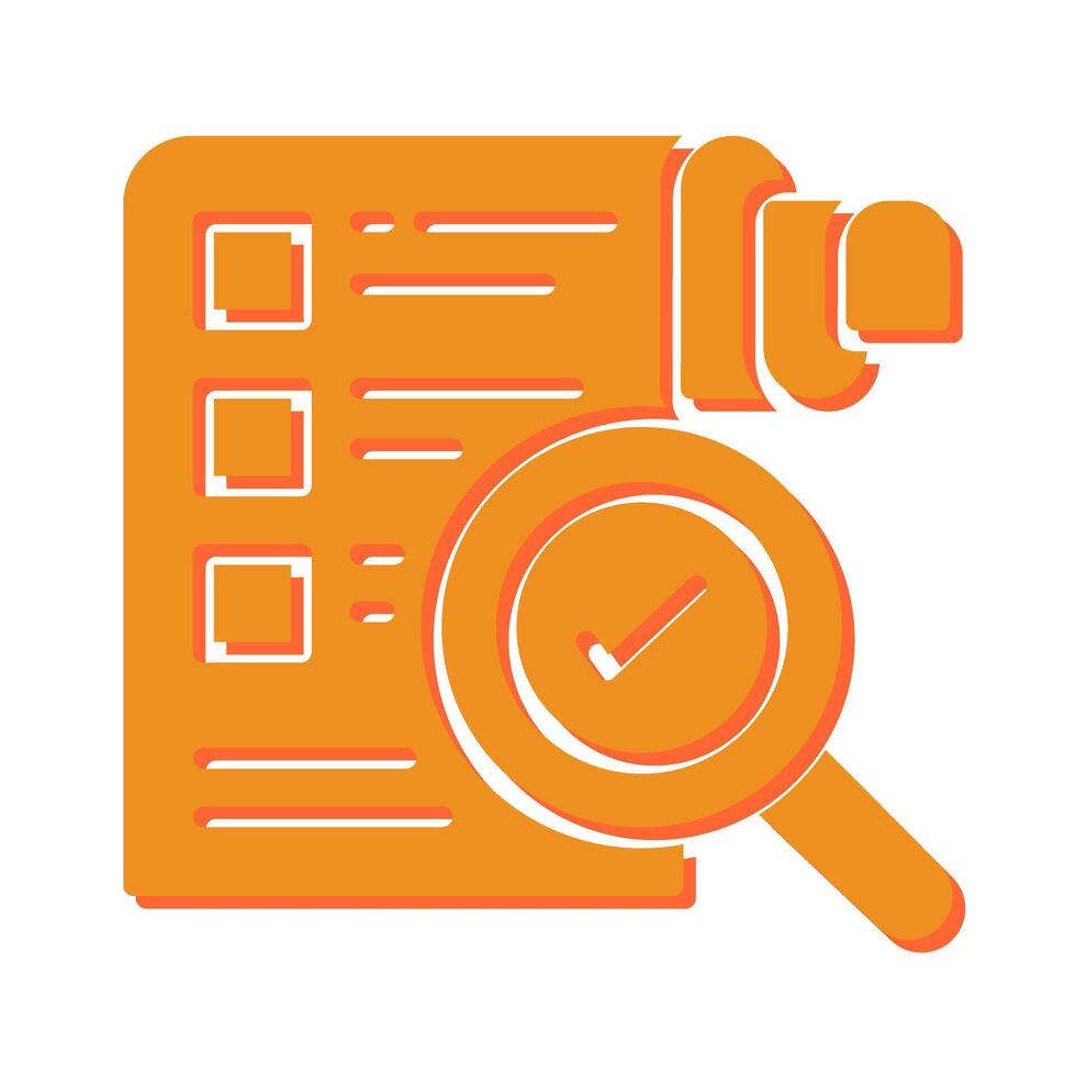 Profile Evaluation Icon Design vector