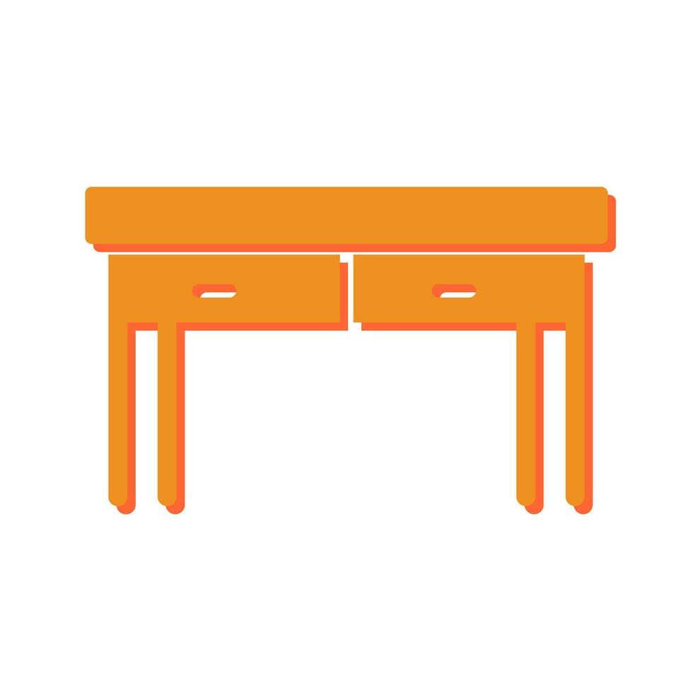 Table Icon Design vector