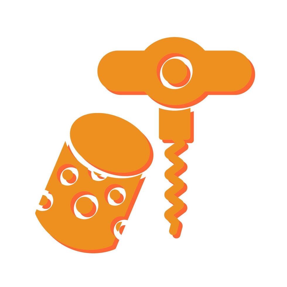Wine Cork Icon Design vector