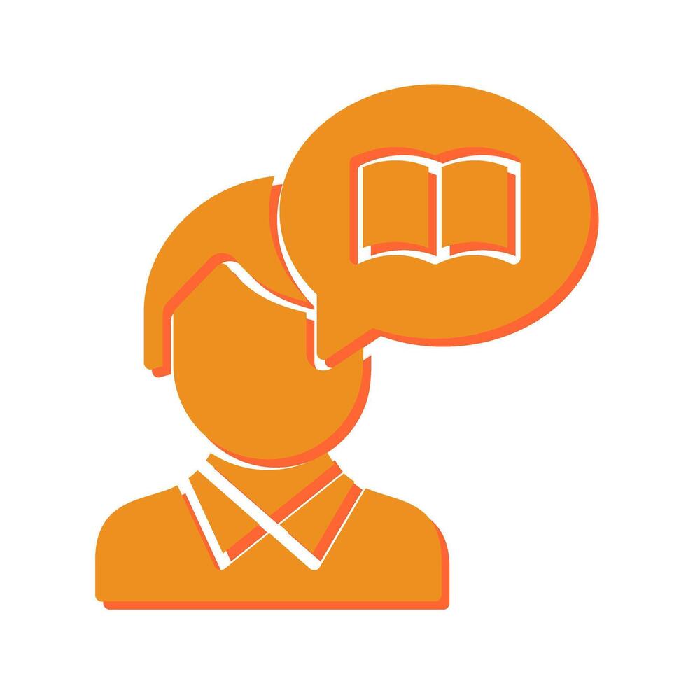 Storytelling Icon Design vector