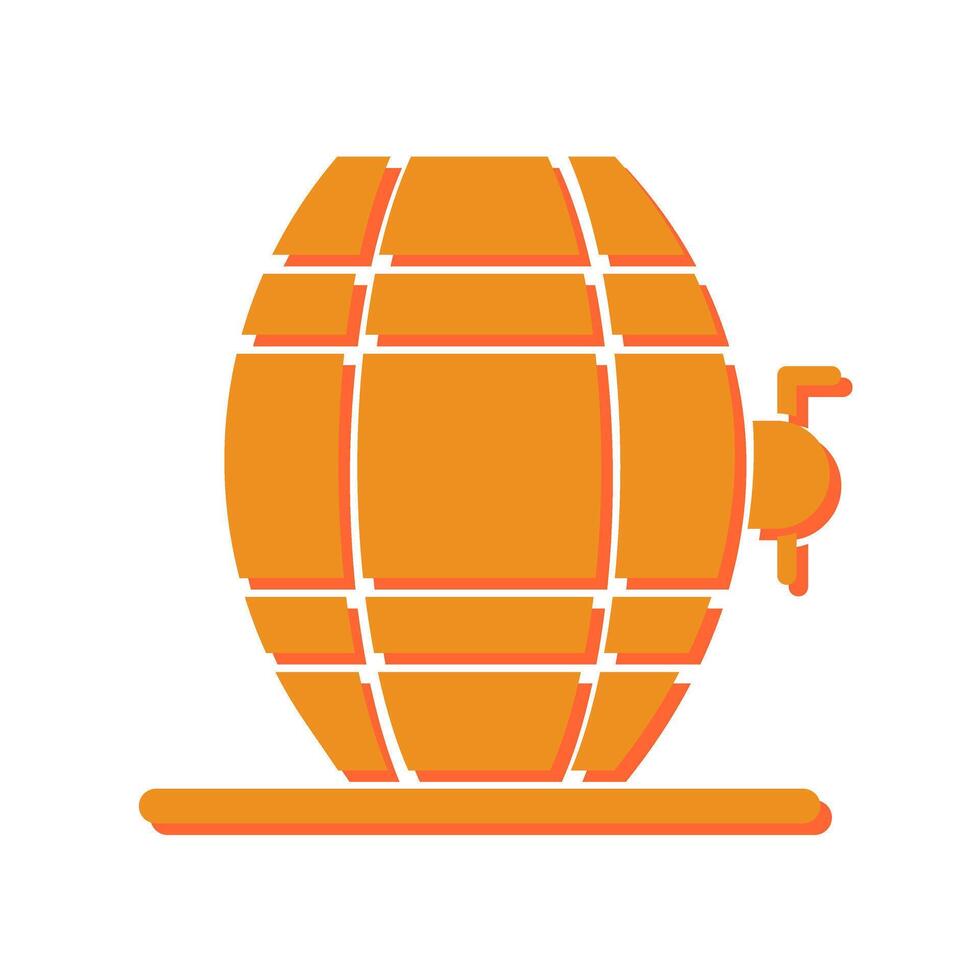 Wine Barrel Rack Icon Design vector