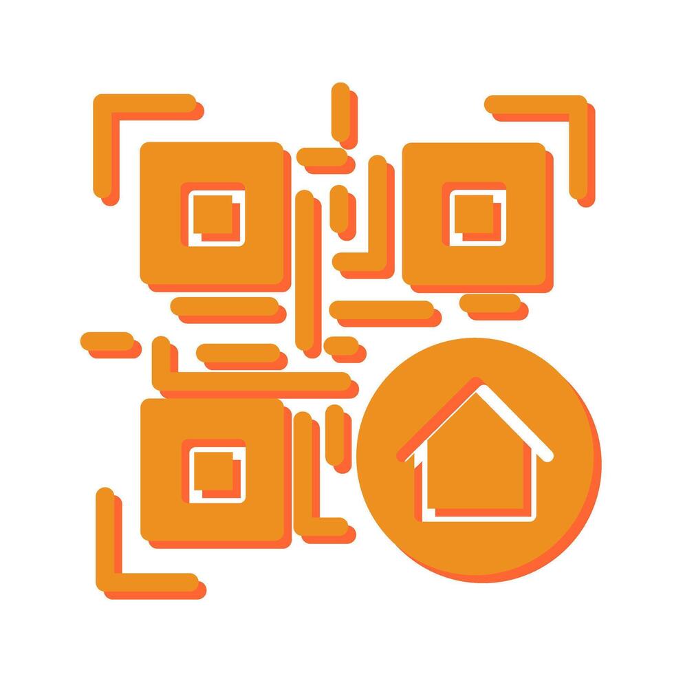 QR Code Menu Icon Design vector