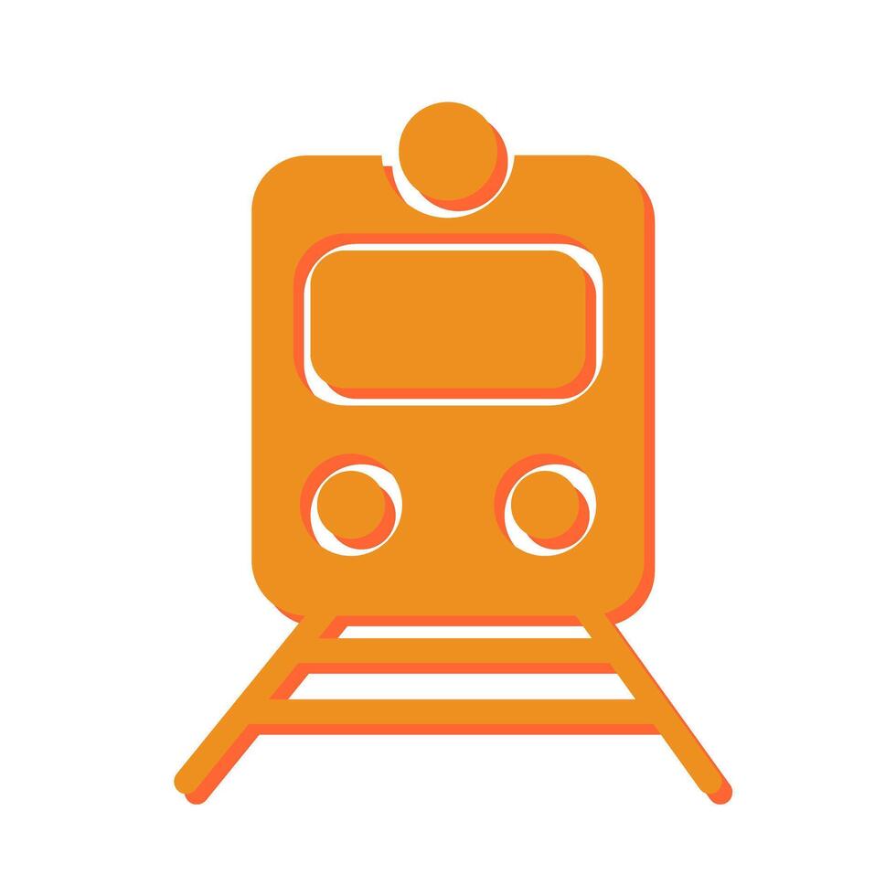 Railway Car Icon Design vector