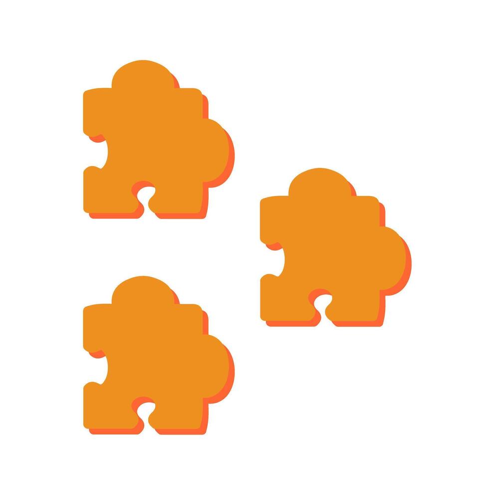 Puzzle Icon Design vector