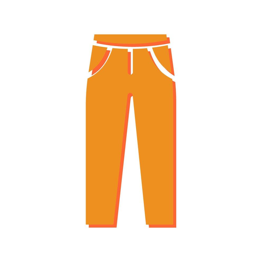 Pants Icon Design vector