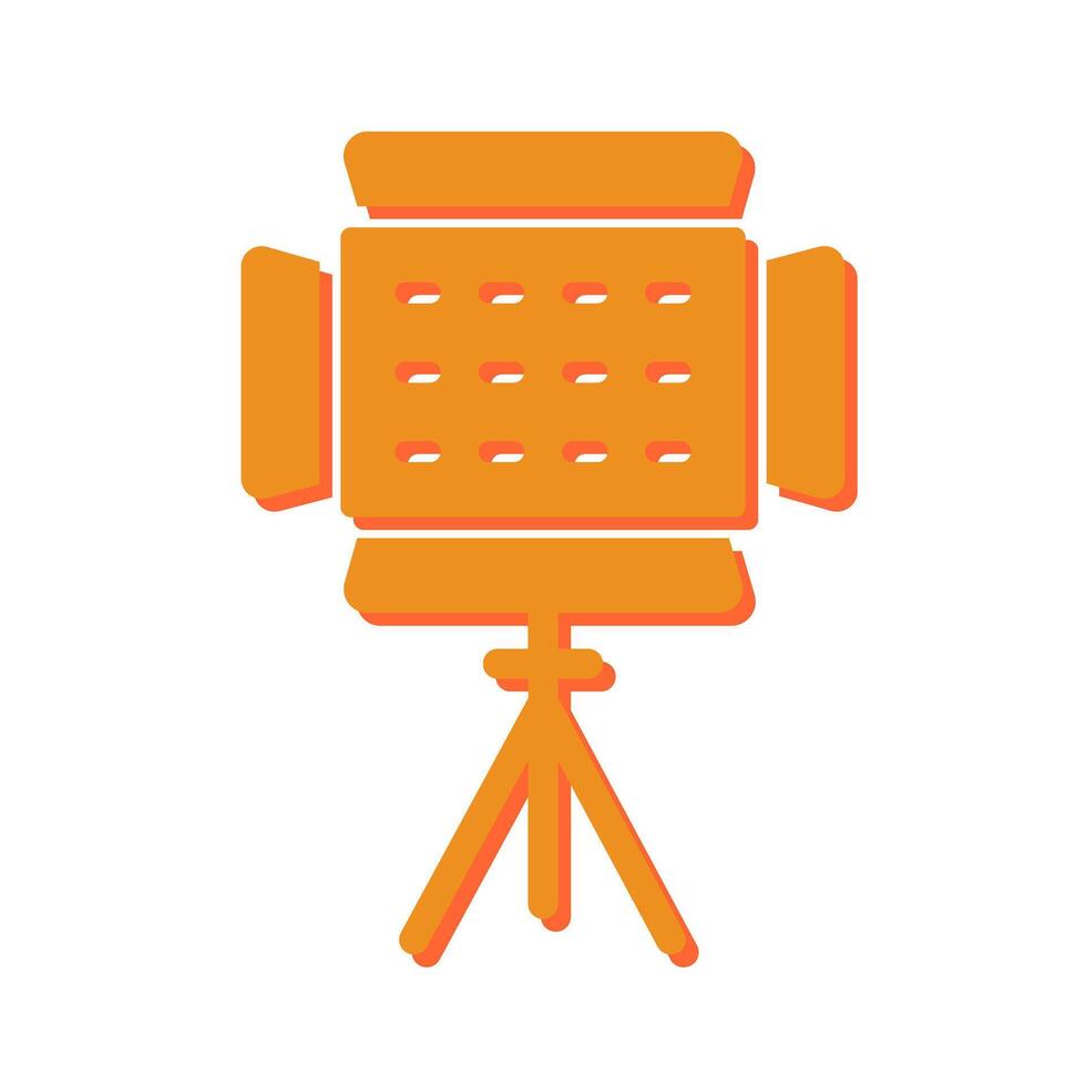 Photography Lighting Icon Design vector