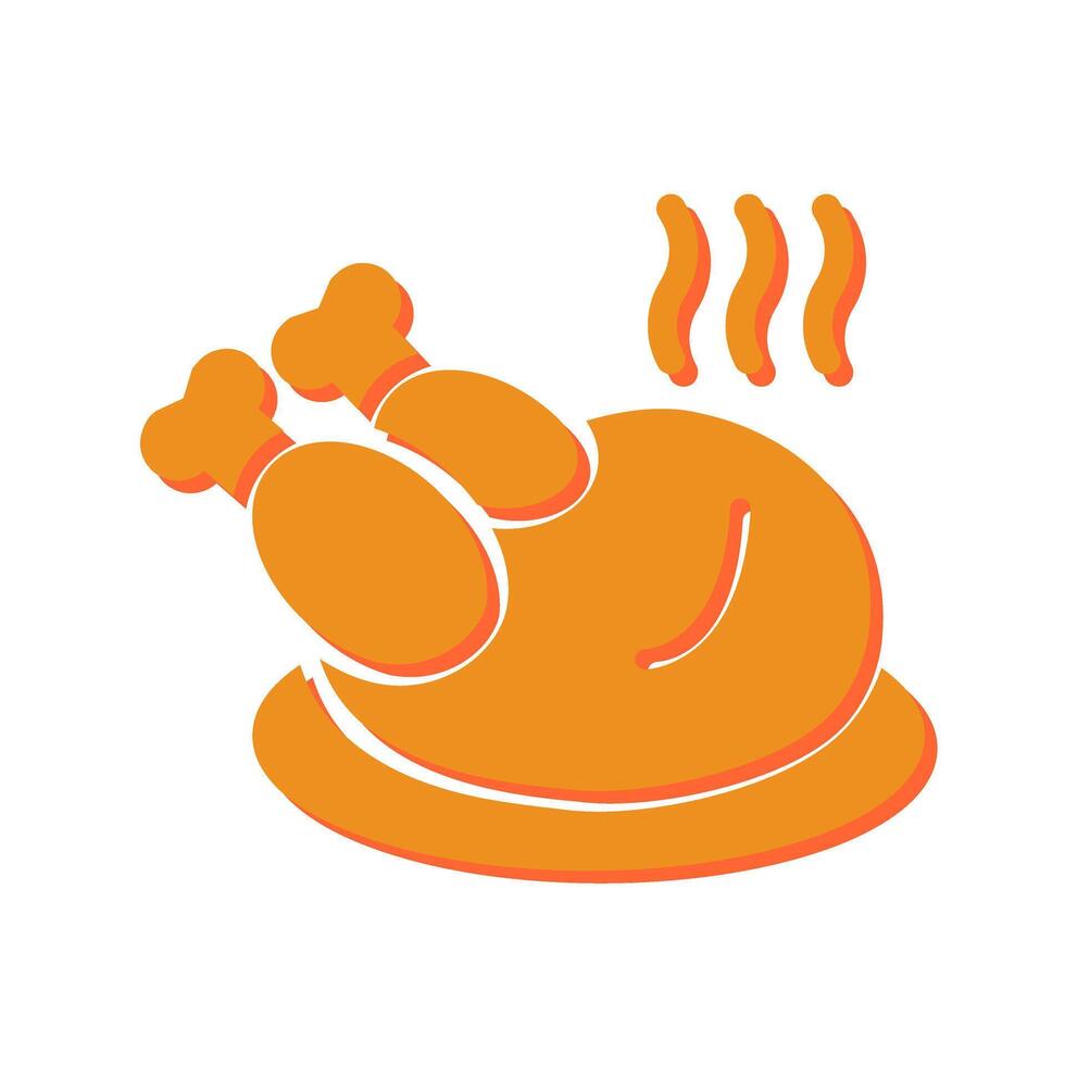 Chicken Icon Design vector