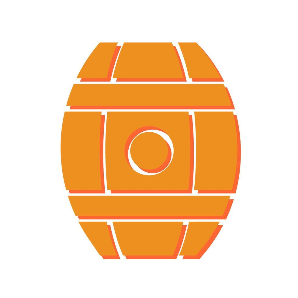 Wine Barrels Icon Design vector
